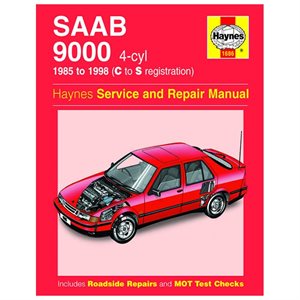 Håndbog Saab 9000 4-cyl 1985-1998