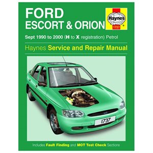 Håndbog Ford Escort + Orion 09.1990-2000