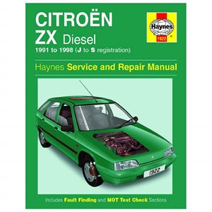 Håndbog Citroën ZX diesel 1991-1998
