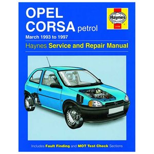 Håndbog Opel Corsa b 03.1993-1997