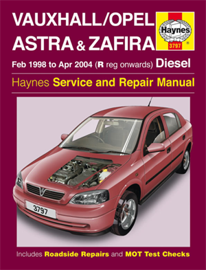 Håndbog Astra g/Zafira a diesel 98-04