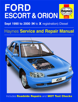 Håndbog Escort/Orion diesel 90-00
