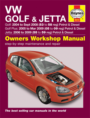 Håndbog Golf v/Jetta benz+diesel 04-07
