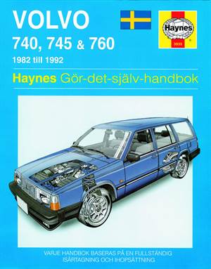 Svensk bog Volvo 740,745,760 82-92
