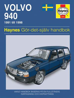 Svensk bog Volvo 940 91-96