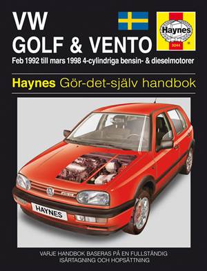 Svensk bog Golf III/Jetta 92-98