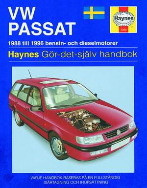 Svensk bog VW Passat benz+diesel 88-96