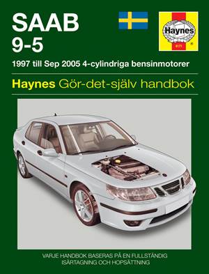 Svensk bog Saab 9-5 97-05