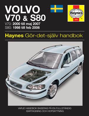Svensk bog Volvo V70/S80 98-07