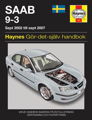 Svensk bog Saab 9-3 02-07