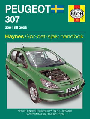 Svensk bog Peugeot 307 2001->2007