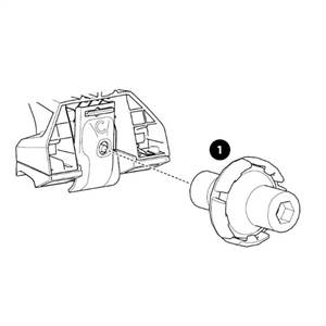 Thule reservedel 54201 sæt med 4 stk.