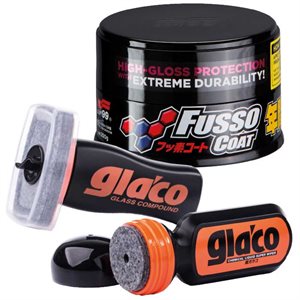 Soft99 ekslusivt Fusso og Glaco kit mørk