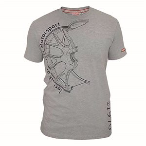 BBS Technodraw t-shirt grey L