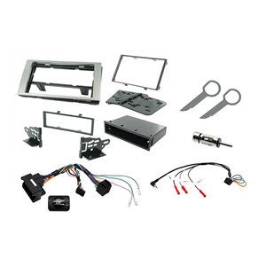 Ctkfd22 2-DIN komplet kit Ford sølv