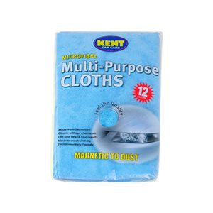 Kent multi-purpose mikrofiberklude 12 stk.
