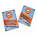 Gulf retro metal skilt